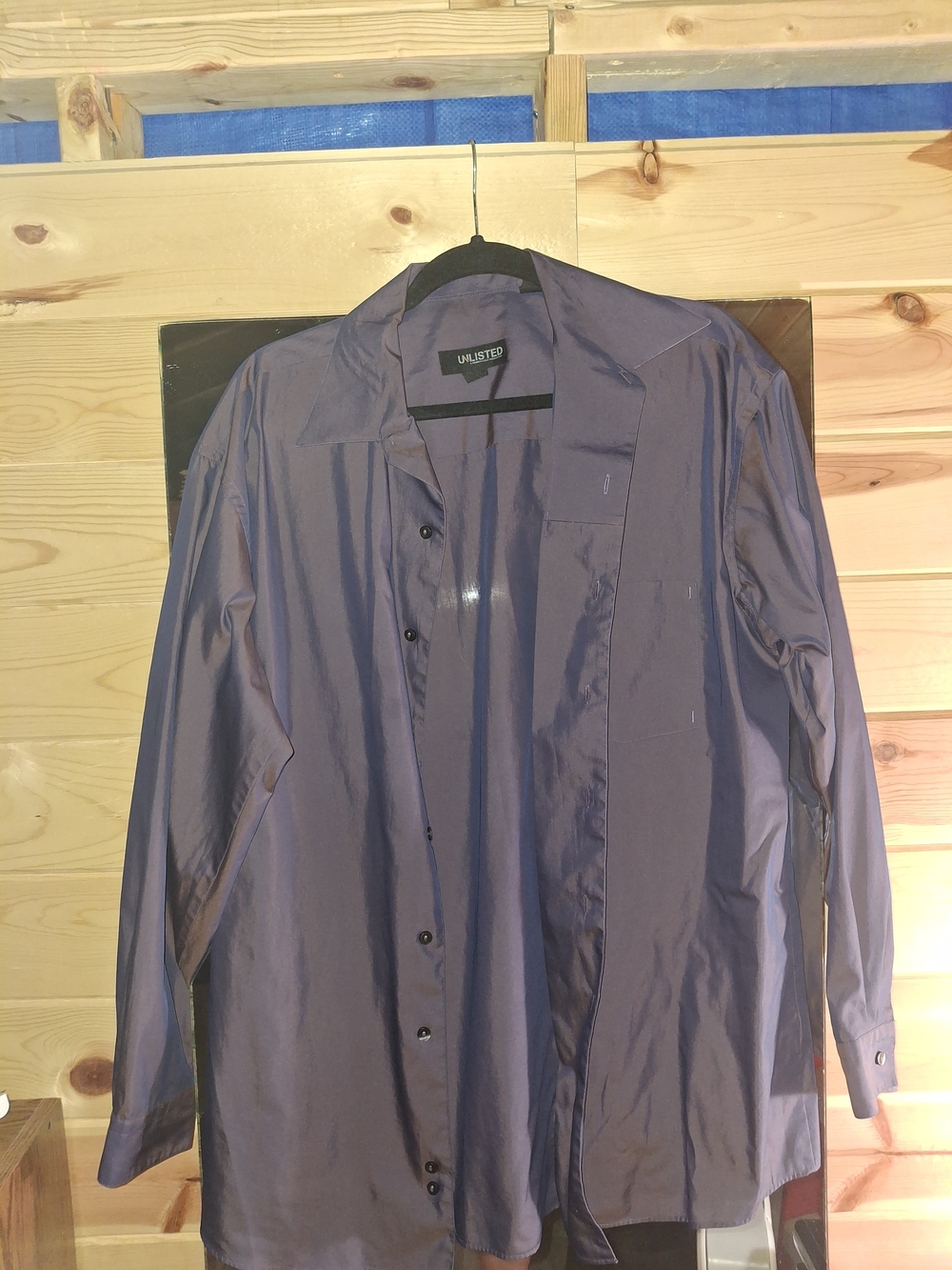 Unlisted Men's Lightweight Purple Shirt Jacket
